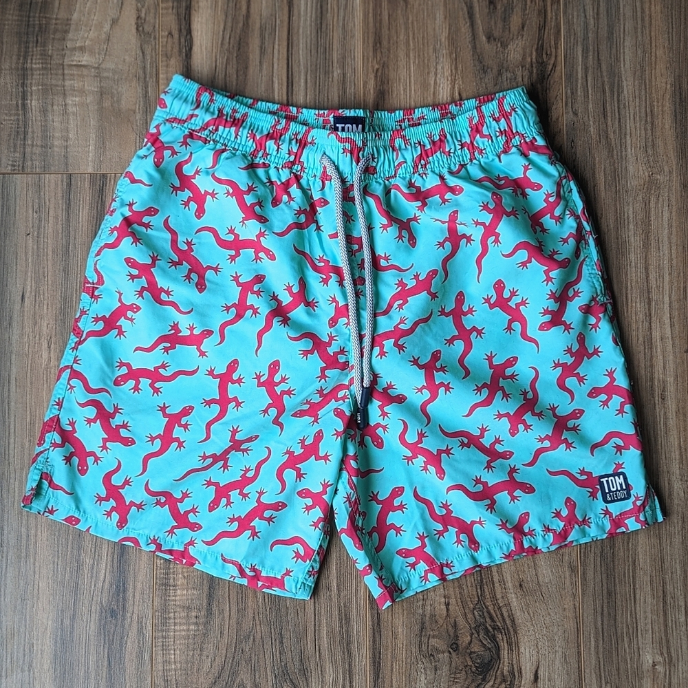 Limited color Tom & Teddy Lizards swim trunks